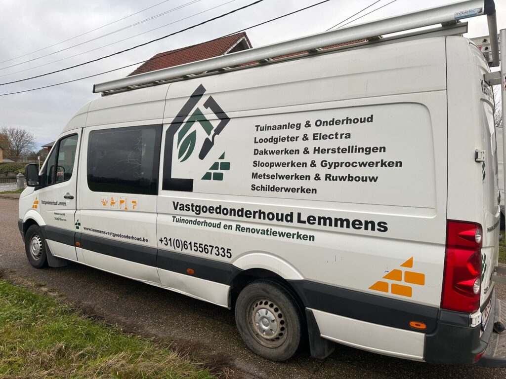 Bestelwagen Lemmens Vastgoedonderhoud
