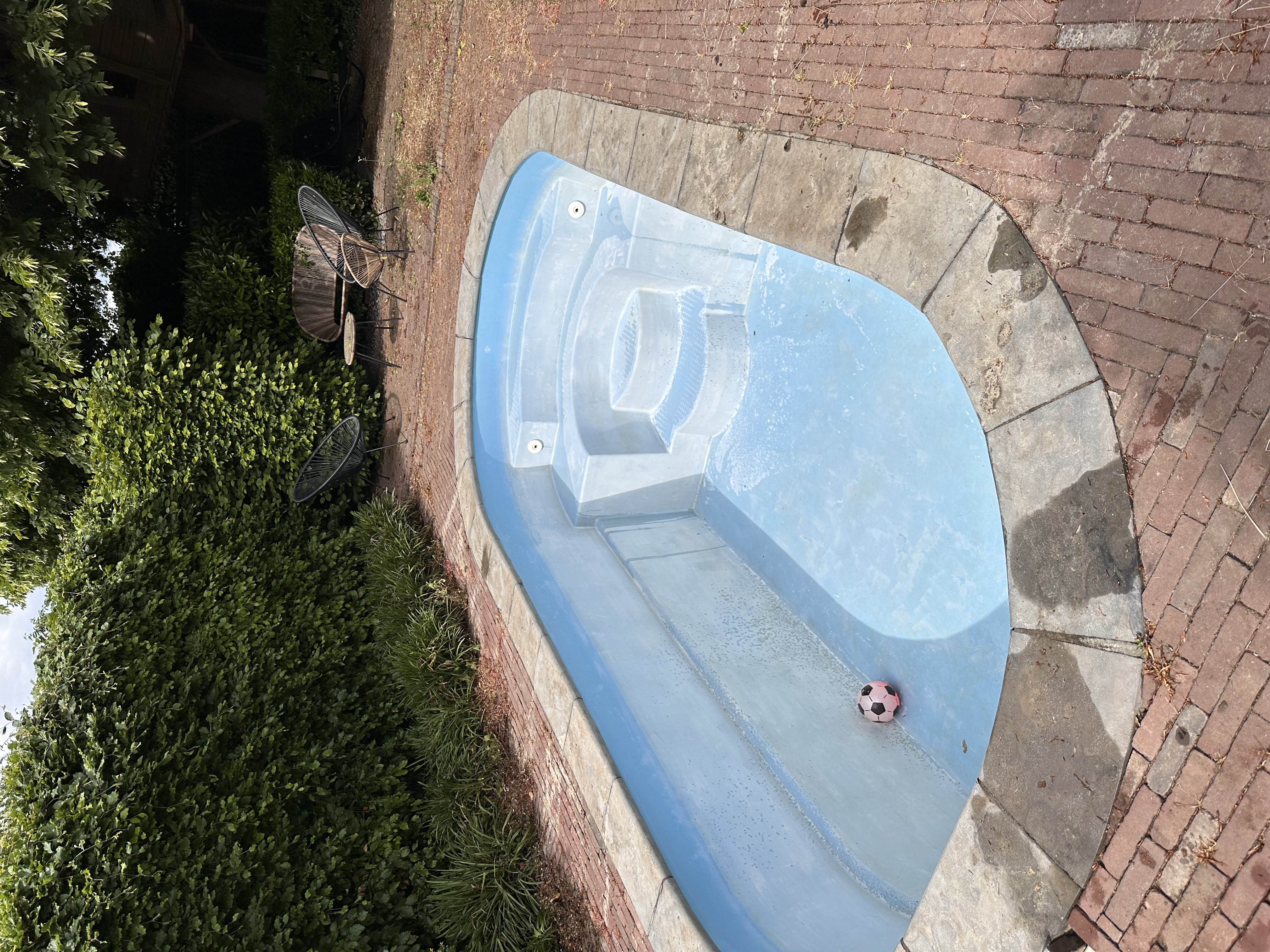 Zwembad reiniging na